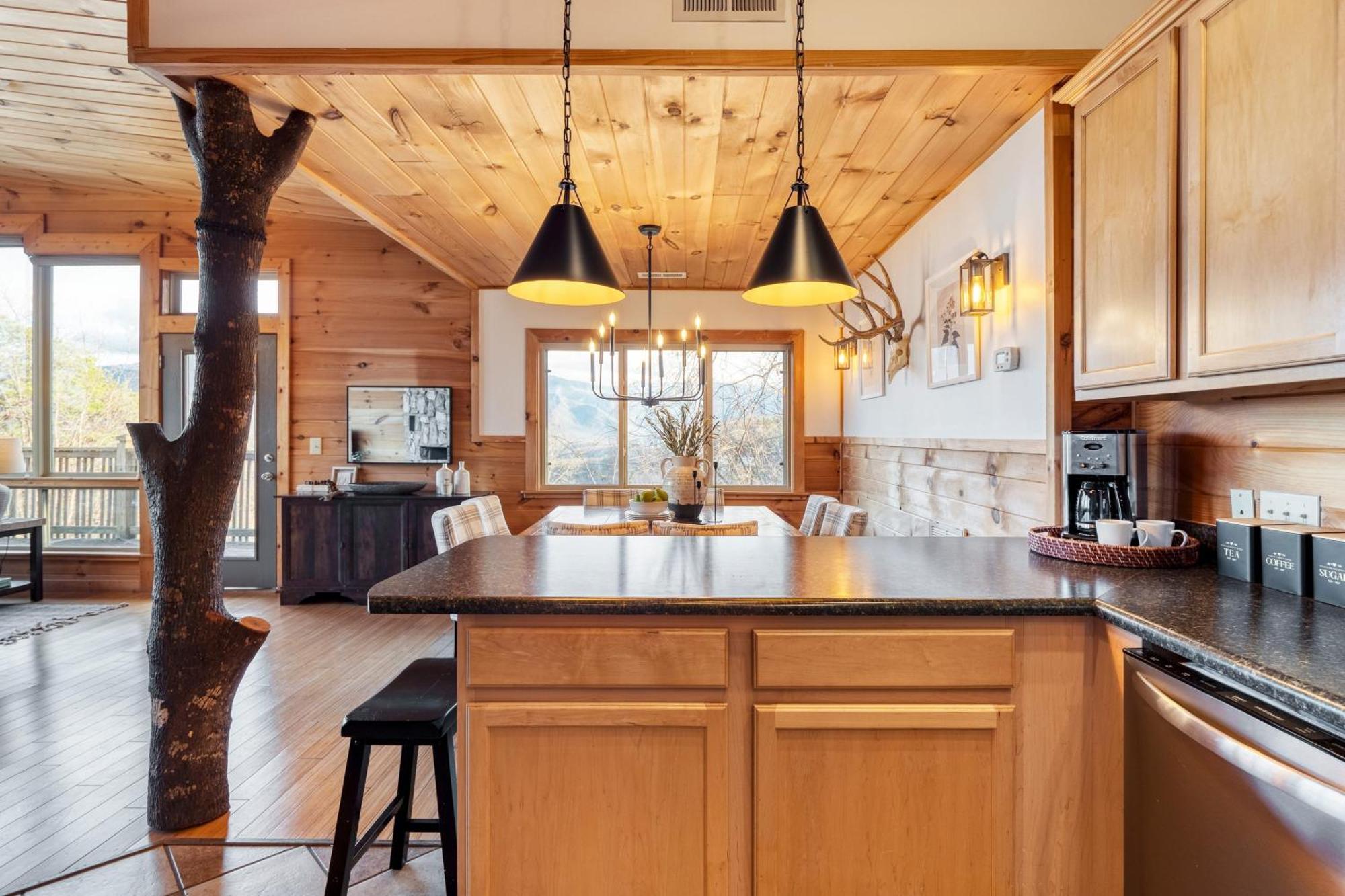 Chestnut By Avantstay Mountain Cabin W Treetop Views Hot Tub Game Room Gatlinburg Buitenkant foto